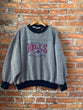 90s Buffalo Bills Pinstripe Sweatshirt